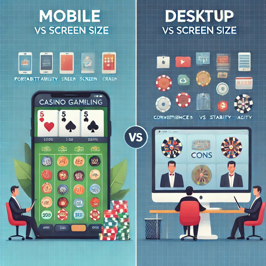 Mobil vs. asztali szerencsejáték: Hol jobb játszani?